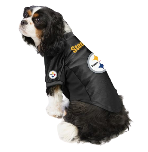 Pittsburgh Steelers Pet Stretch Jersey - Large