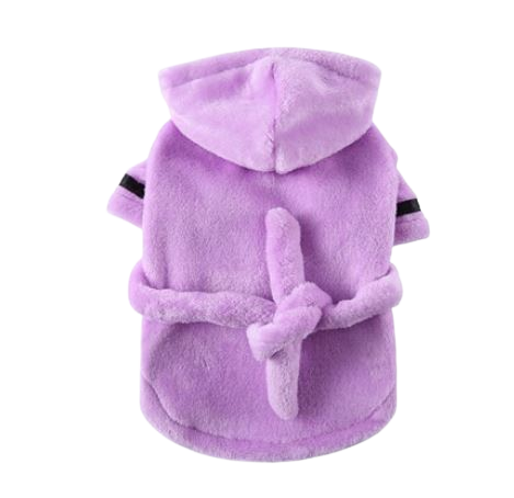 Purple Lounge Robe - Small Breed