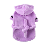 Purple Lounge Robe - Small Breed